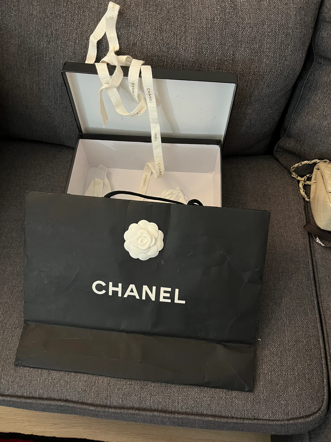 🌱 Chanel Shopping Bags and Box 🌱 - photo 4