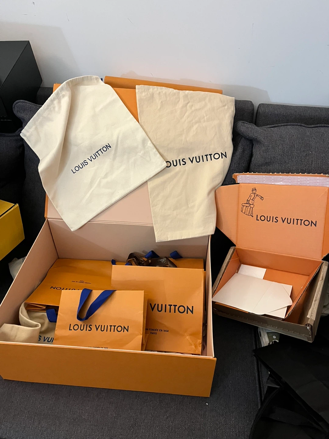Louis Vuitton Box and Dust Bags 🌱