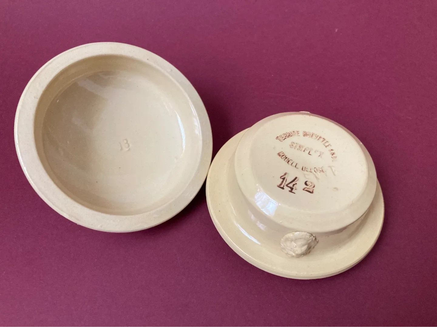 Antique French Foie Gras Lion Head Terrine - photo 4