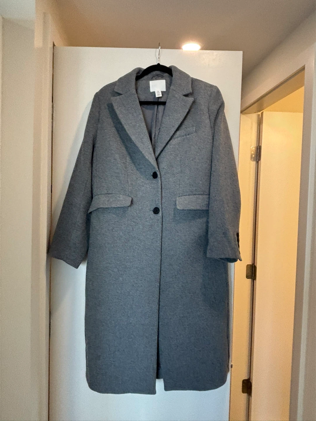 Olive Green Puffer Jacket with Hood - photo 3