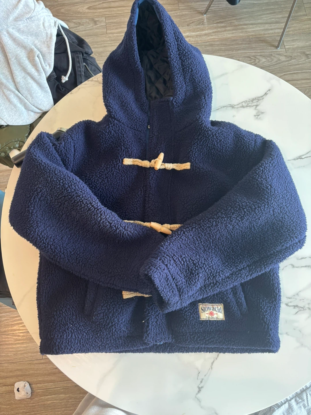 Olive Green Puffer Jacket with Hood