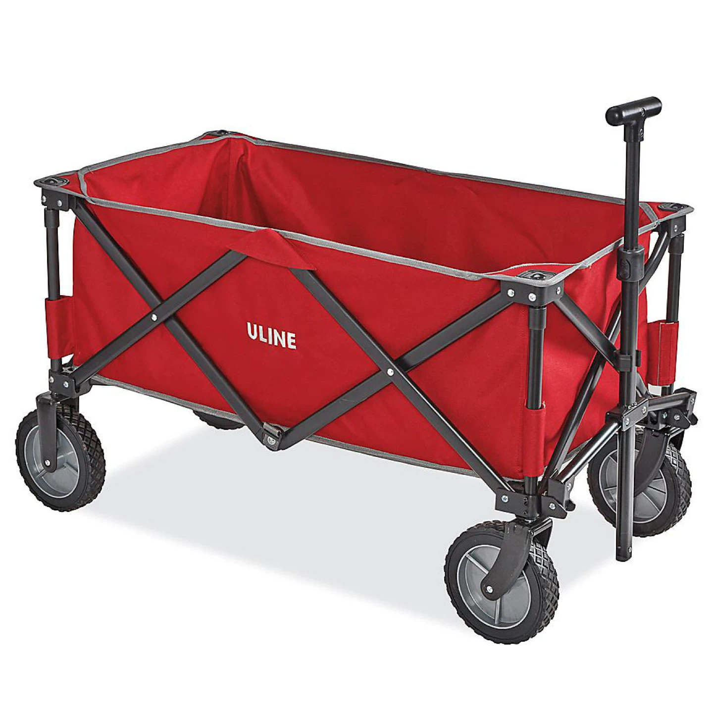 Uline Red Utility Wagon