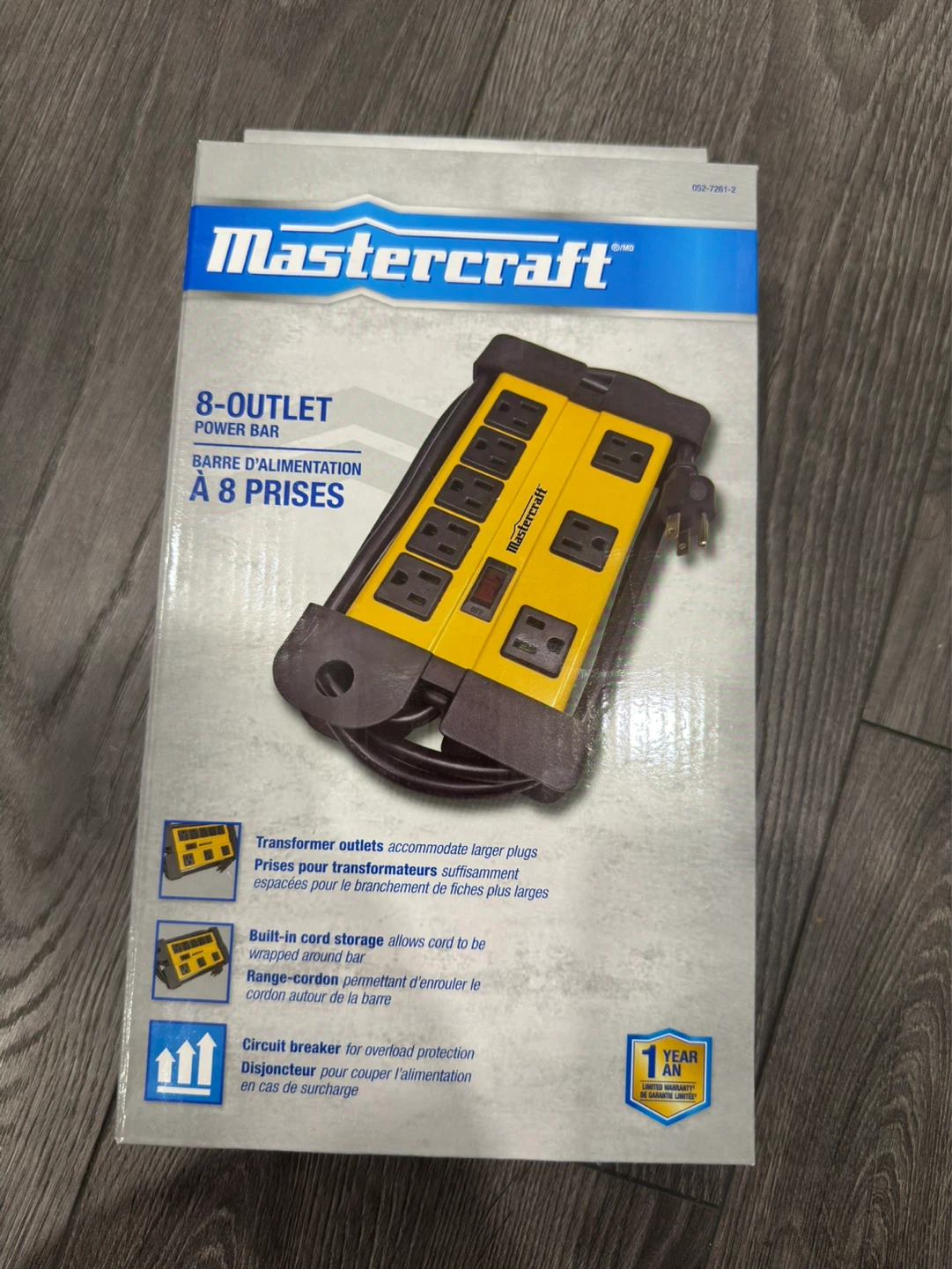🌱 Mastercraft 8-Outlet Power Bar
