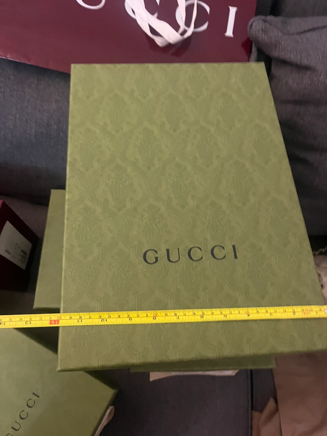 🌱 Gucci Green Embossed Boxes 🌱 (Set of 4) - photo 4