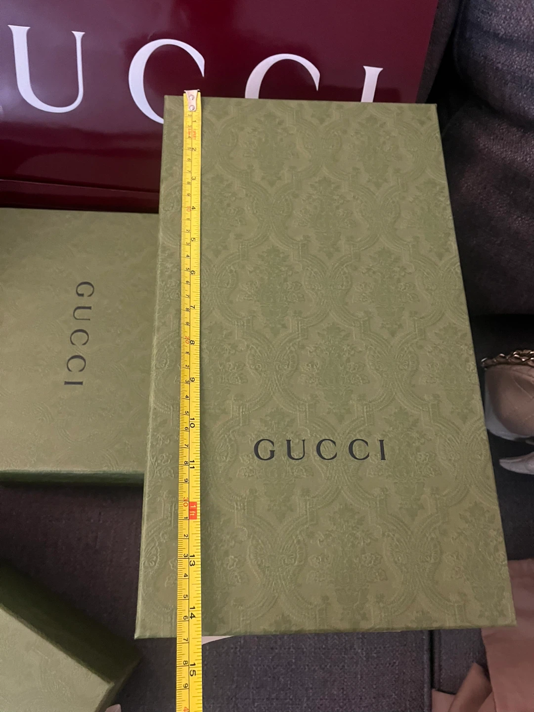 🌱 Gucci Green Embossed Boxes 🌱 (Set of 4) - photo 5