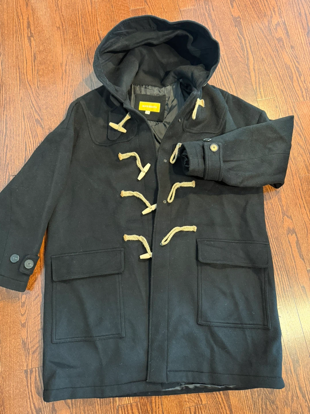 Main Booth Navy Duffle Coat