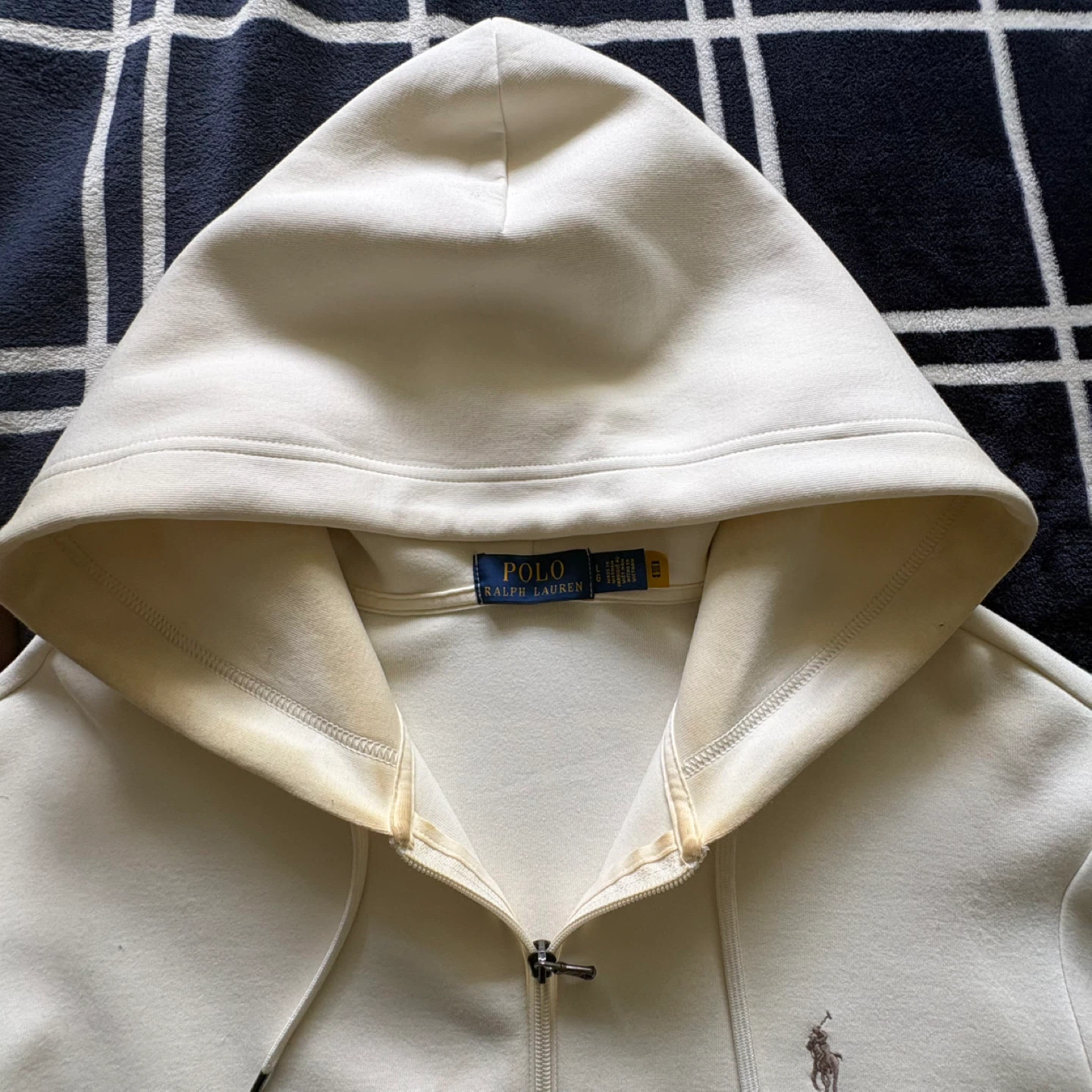 Polo Ralph Lauren Cream Zip-Up Hoodie - photo 2