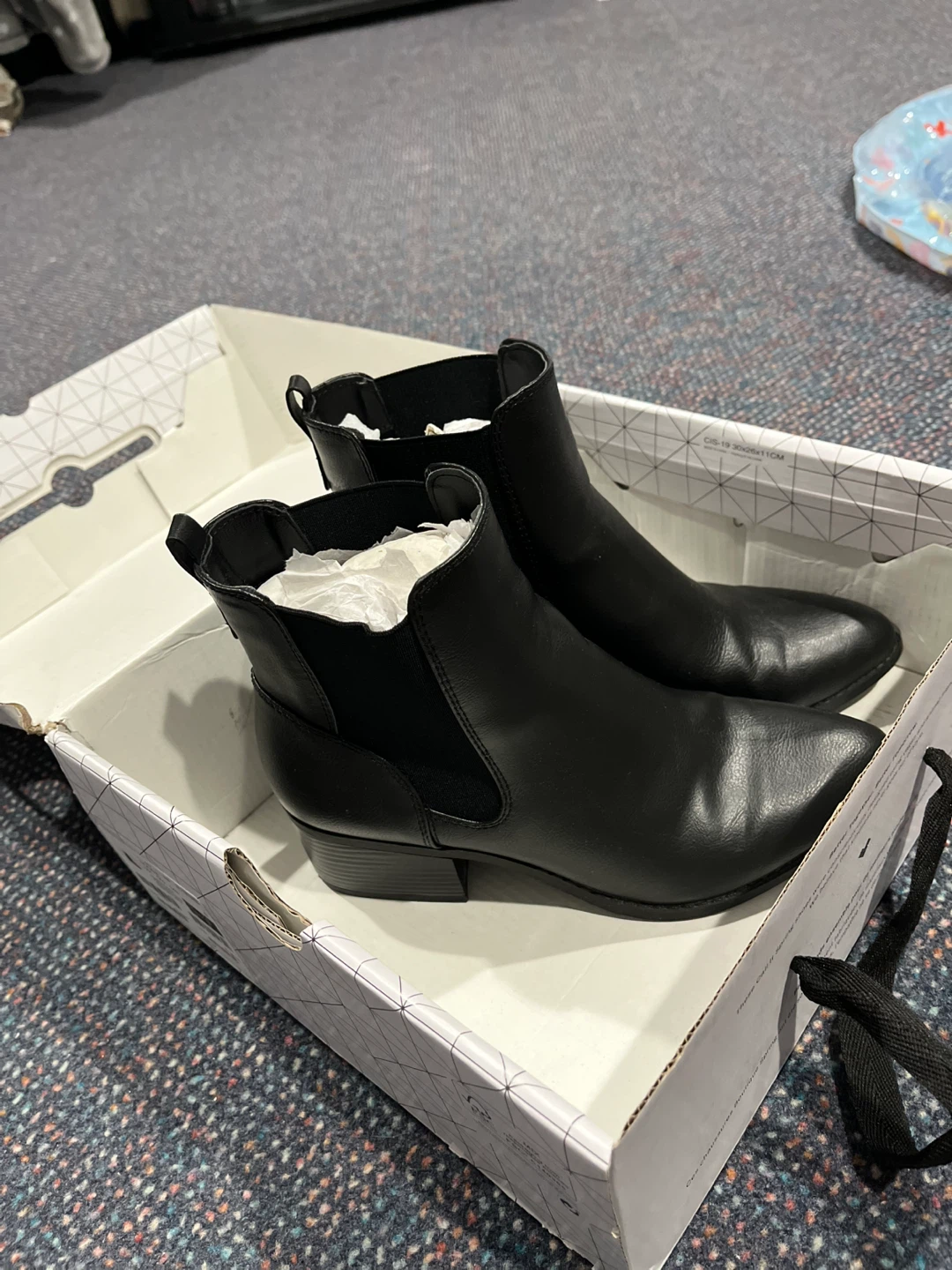 Call It Spring Black Boots - Size 7.5