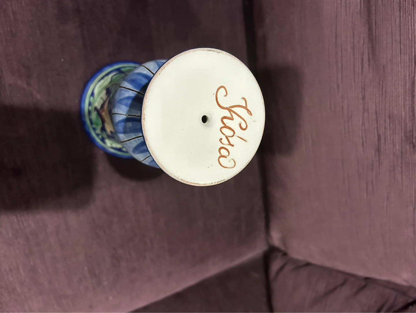 Kosa Ceramic Vase Blue Floral