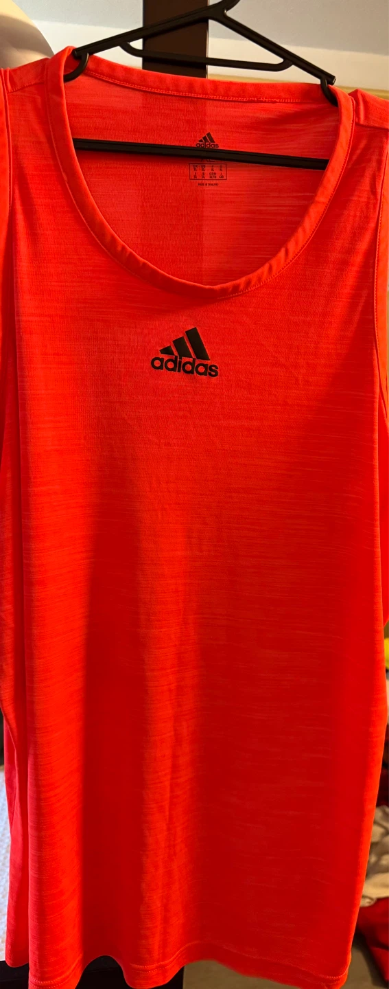 🔜Adidas Orange Athletic Tank Top - Size XL🔚