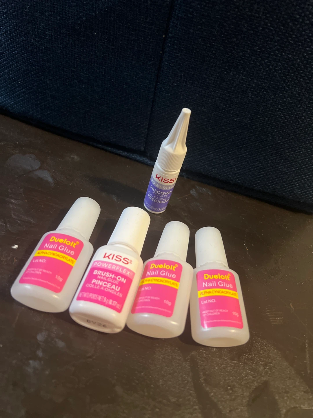 Kiss and Duoloit Nail Glue Lot