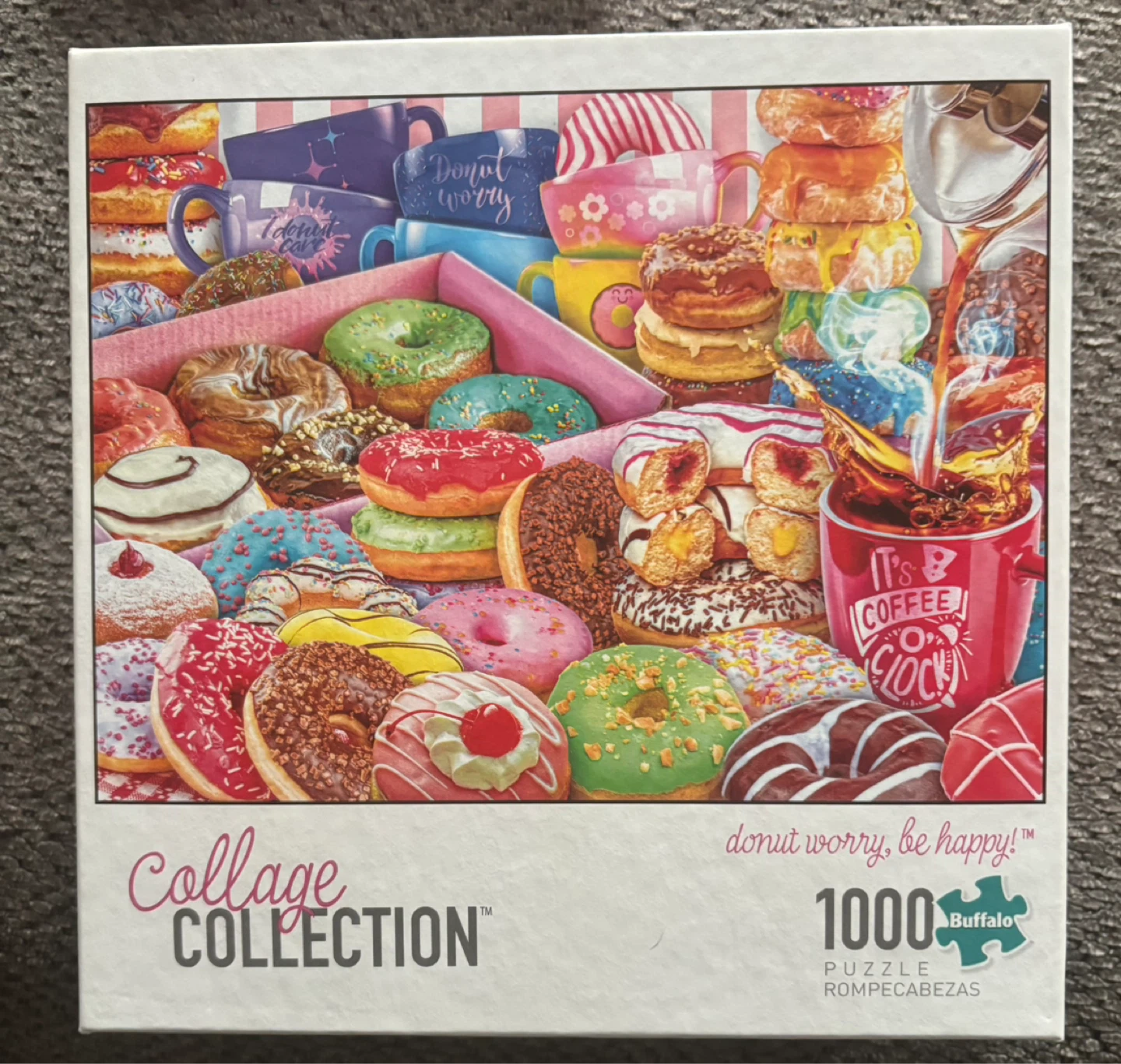 Buffalo Games “Donut Worry, Be Happy!" 1000 Piece Puzzle