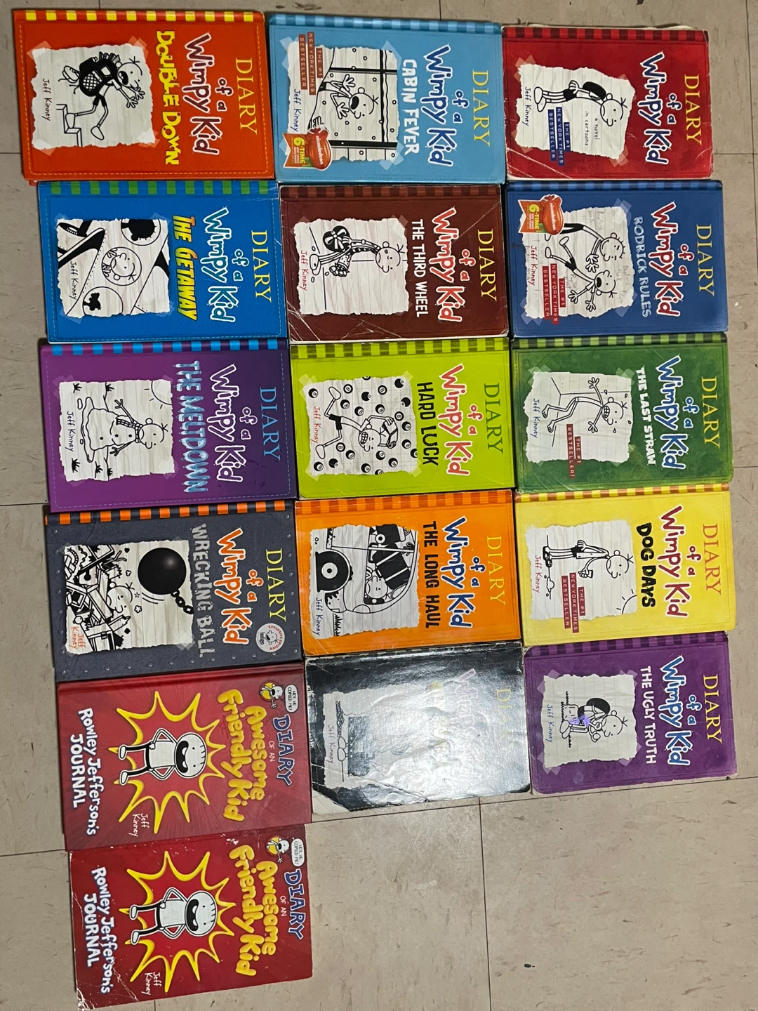 Diary of a Wimpy Kid Book Lot