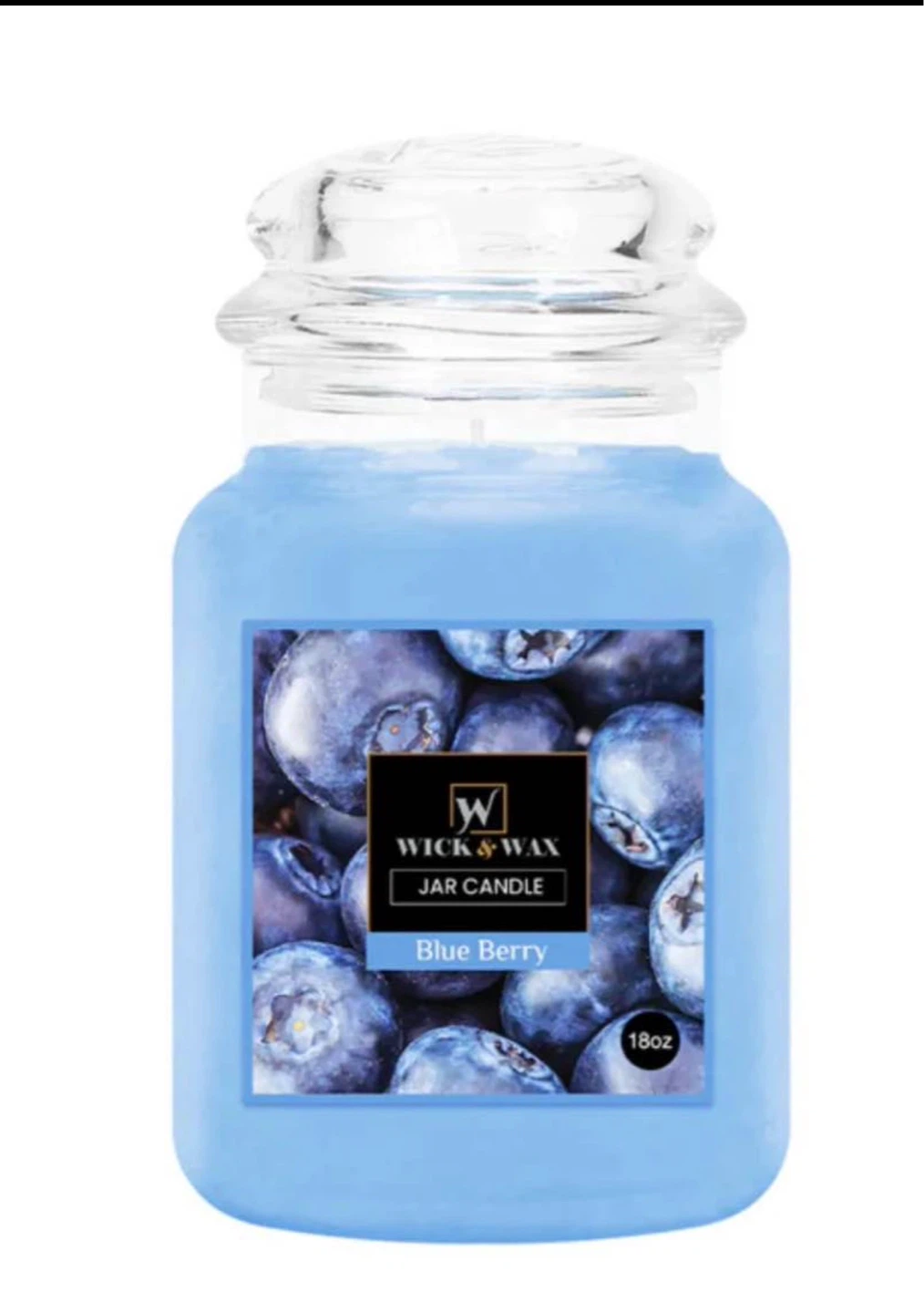 Wick & Wax scented candles, Blueberry
