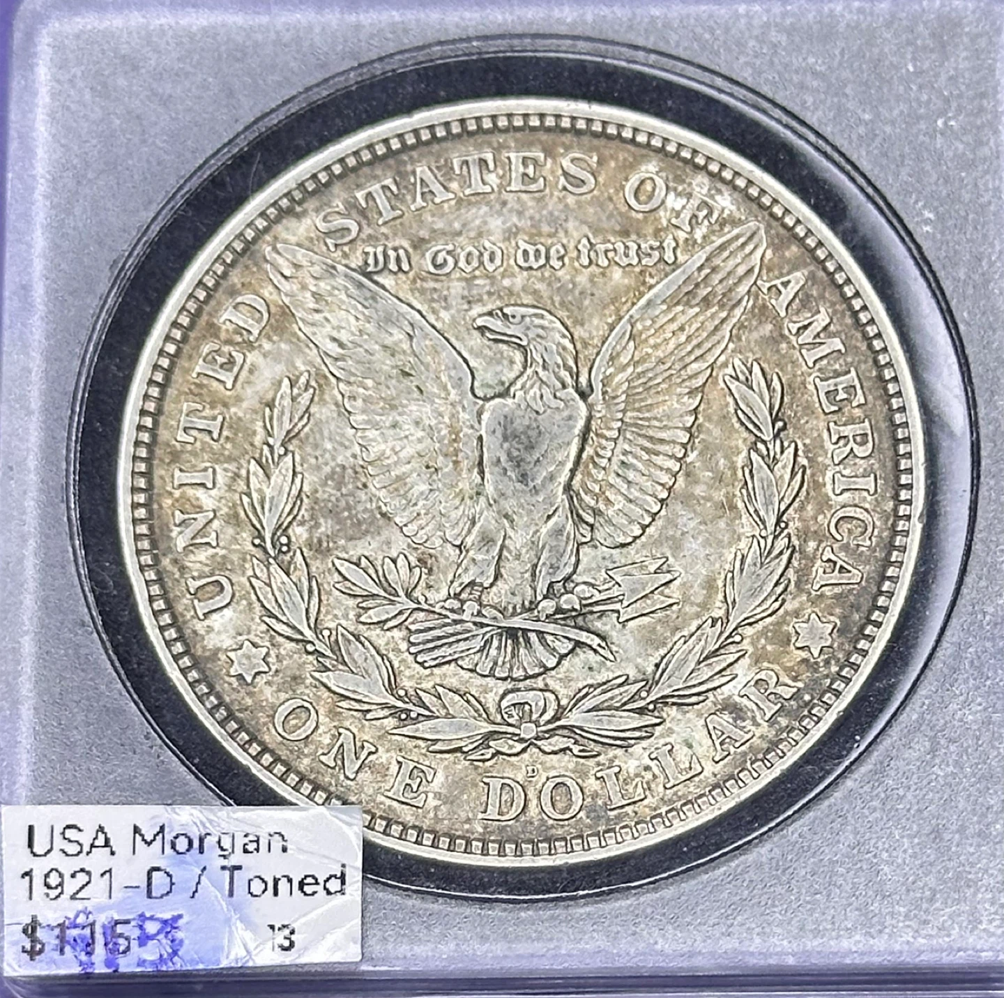 1921 ‘D’ Key Dates Authentic Morgan Silver Dollar - photo 2