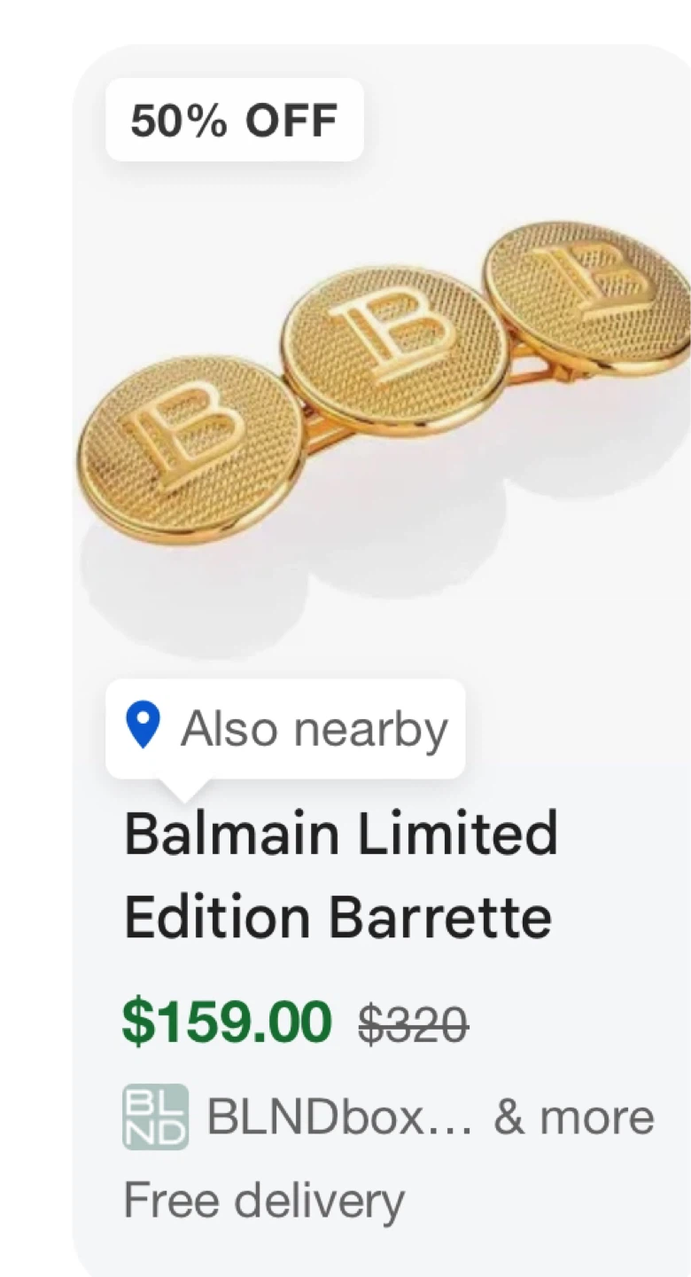 Balmain Limited Edition Barrette
