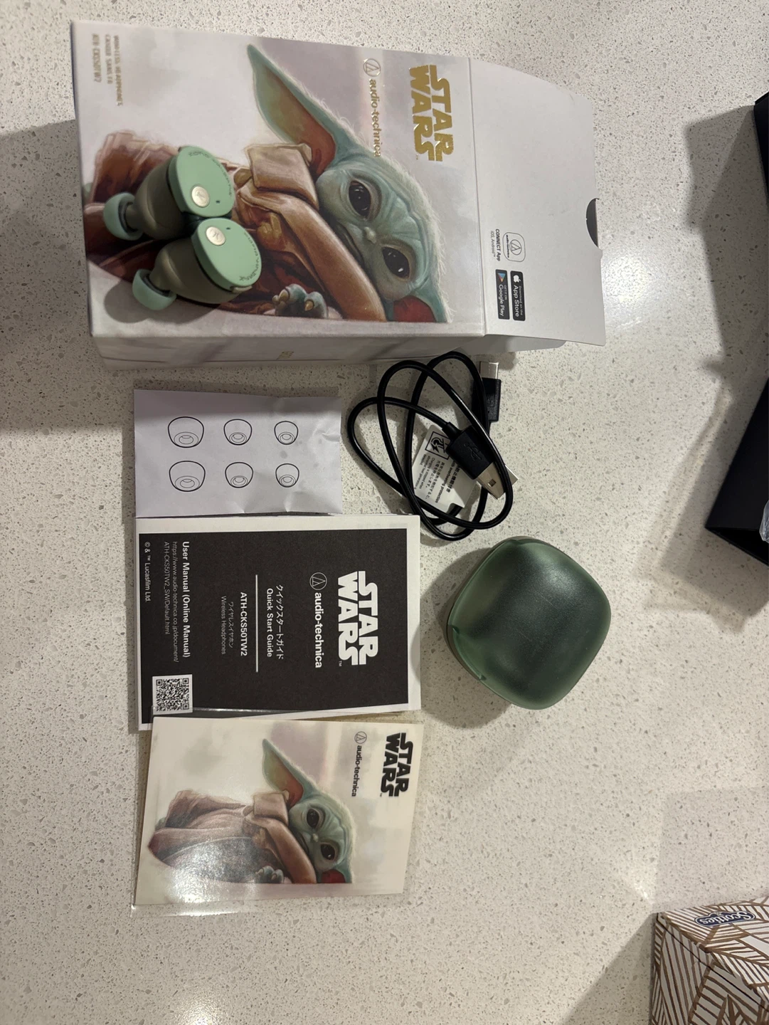 Audio-Technica Star Wars ATH-CK3TW Wireless Earbuds - Green