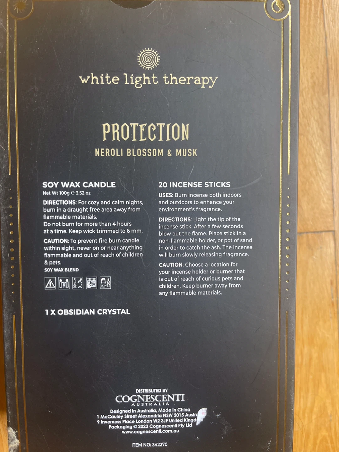 White Light Therapy Protection & Candle and Incense Set - photo 2