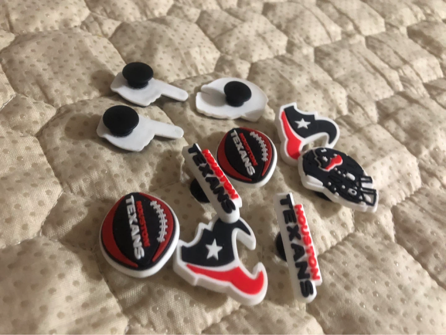 New-Houston Texans Shoe Charms Set of 10! - photo 4