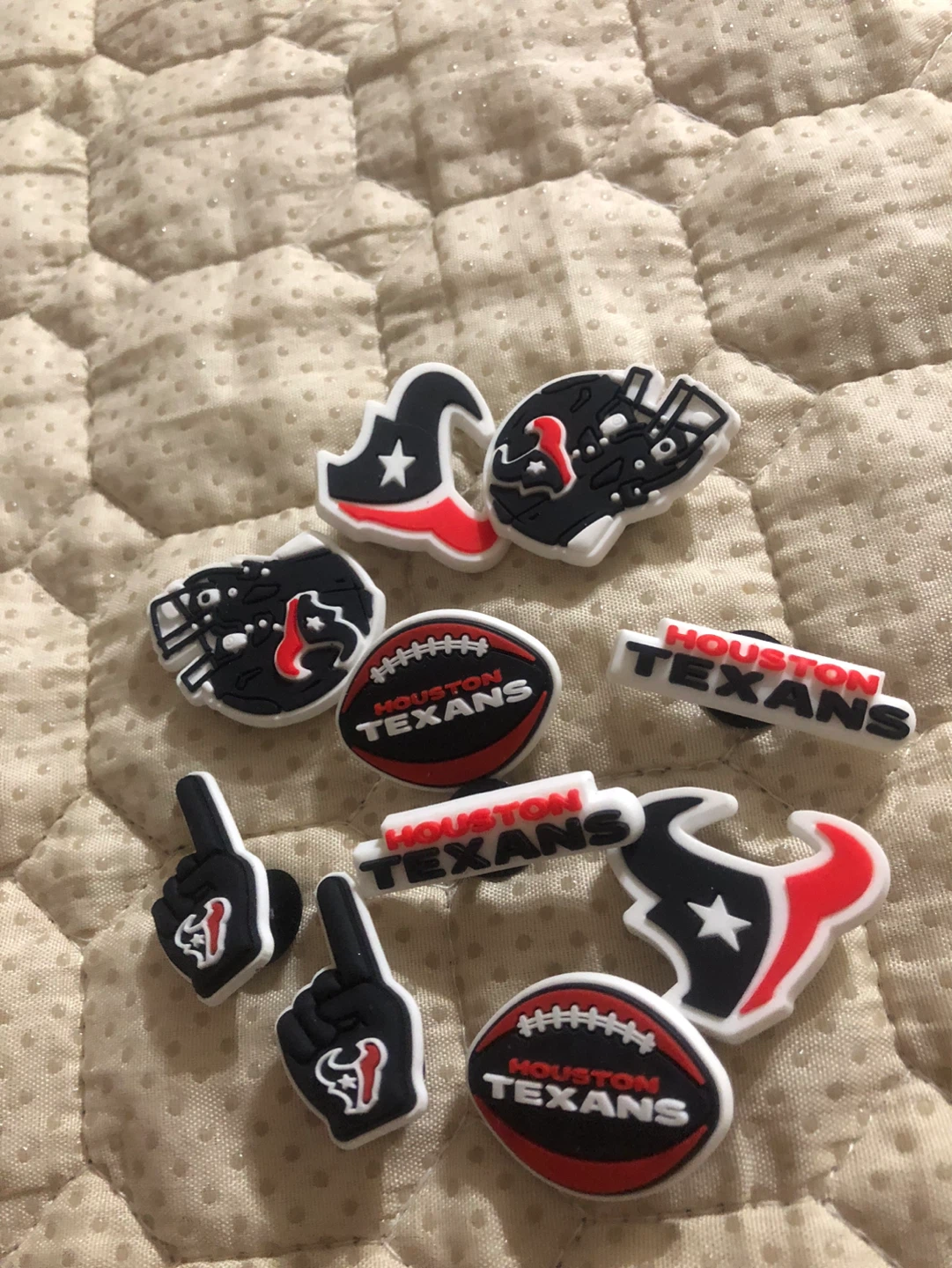 New-Houston Texans Shoe Charms Set of 10! - photo 2