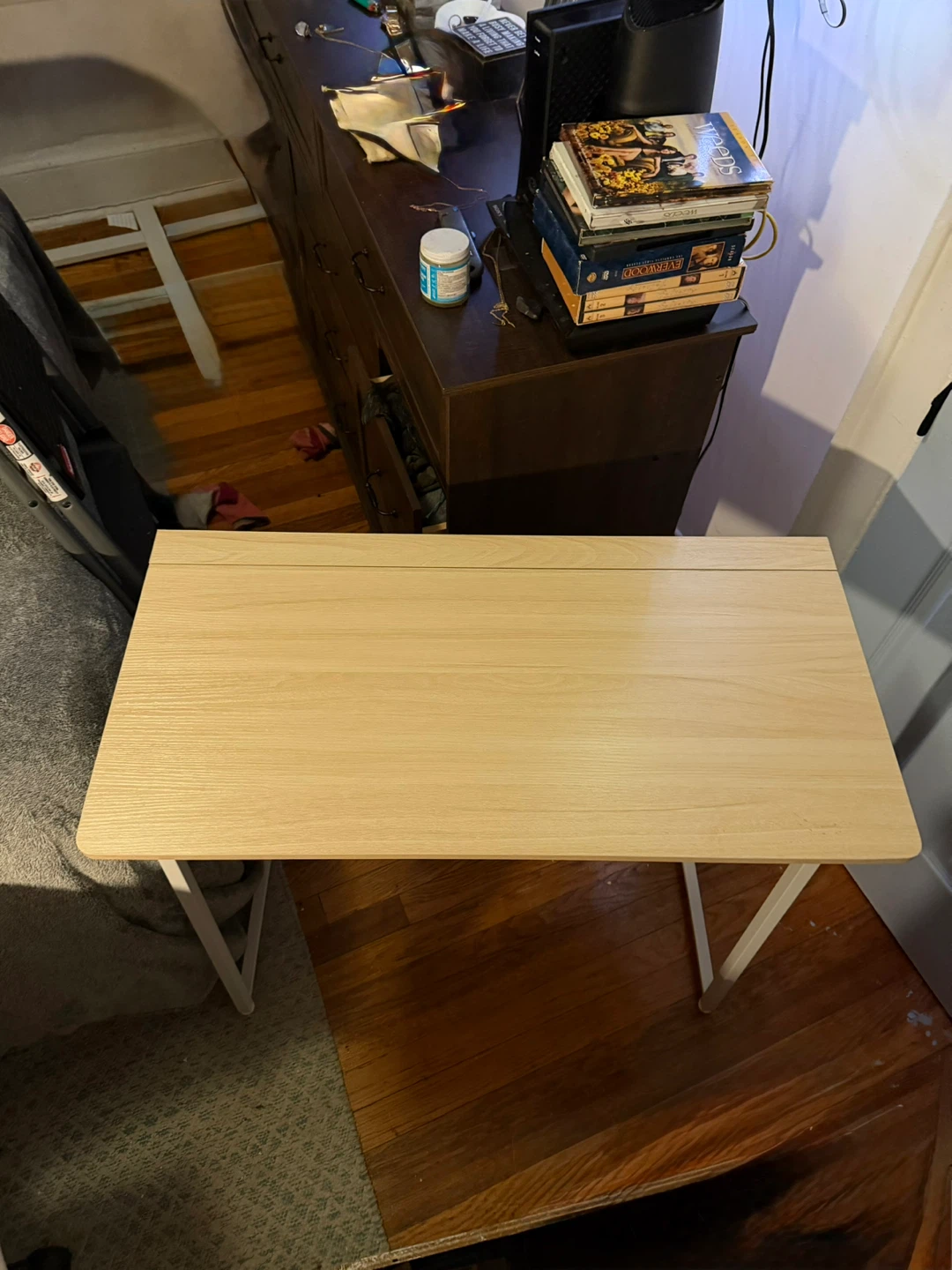 Light Wood Folding Lap Desk
