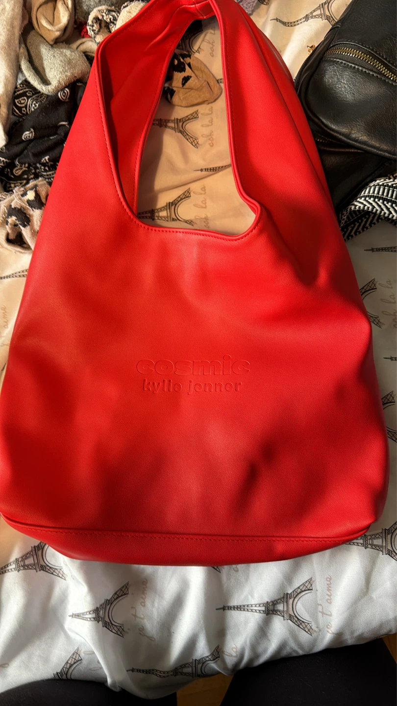 Kylie Jenner Cosmic Red Shoulder Bag