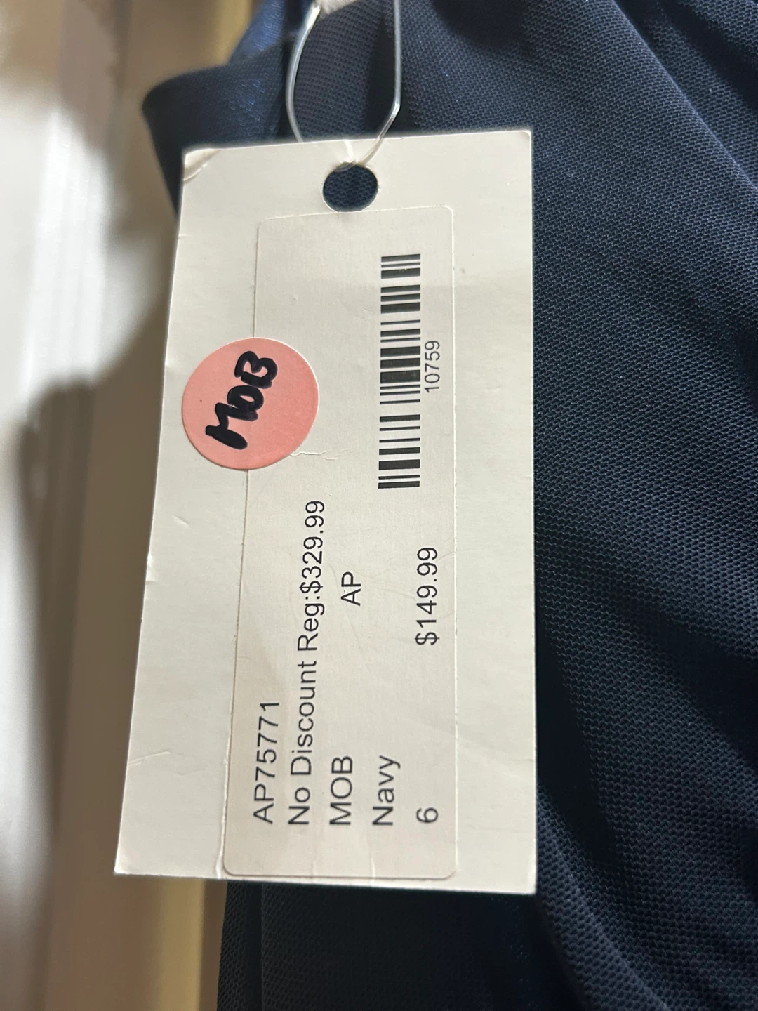 NWT Serena London Navy Formal Gown Size 6 - photo 5