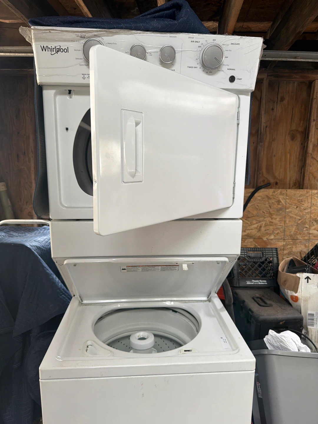 Whirlpool Stackable Washer and Dryer Set