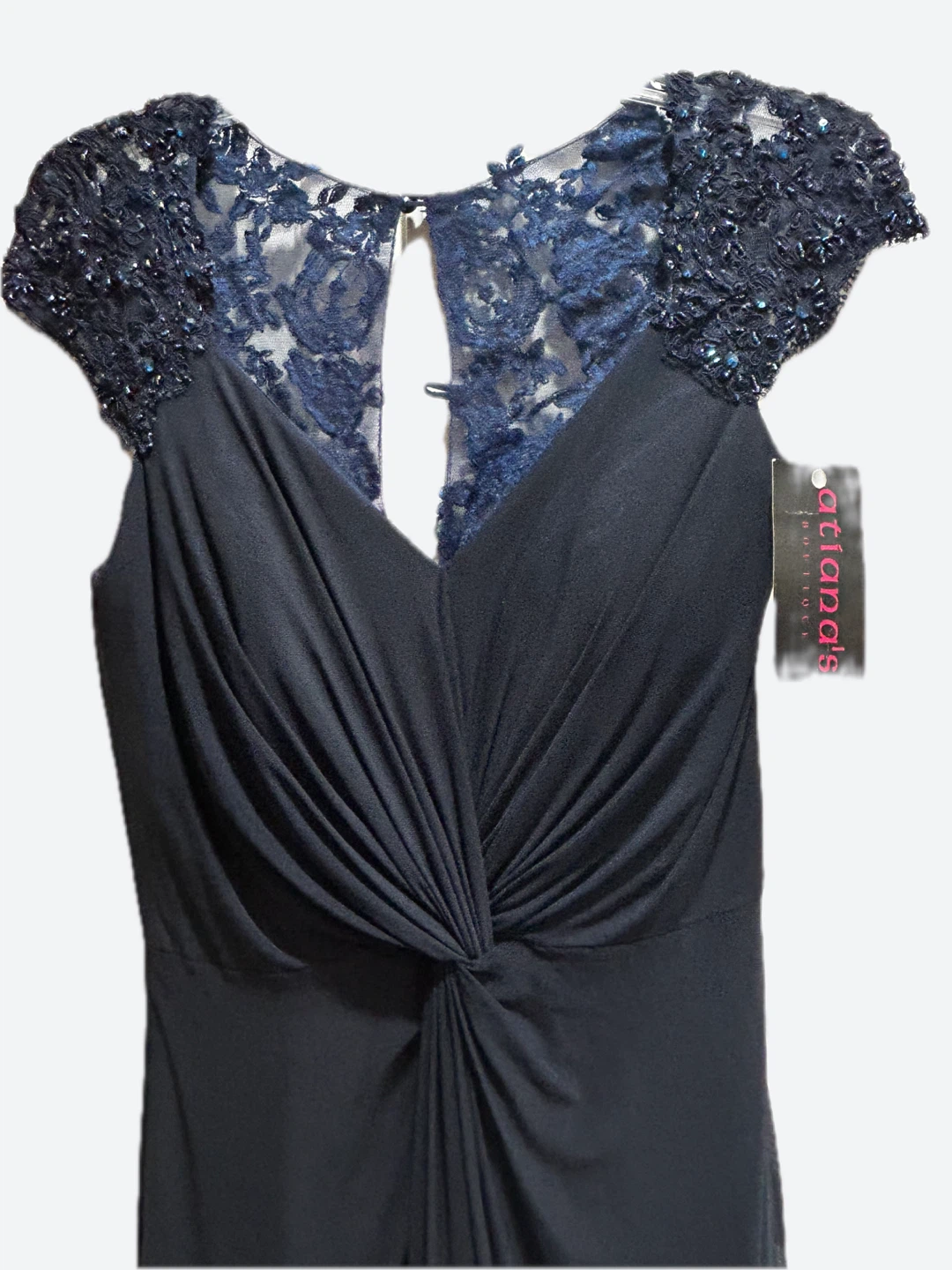 NWT Serena London Navy Formal Gown Size 6 - photo 2