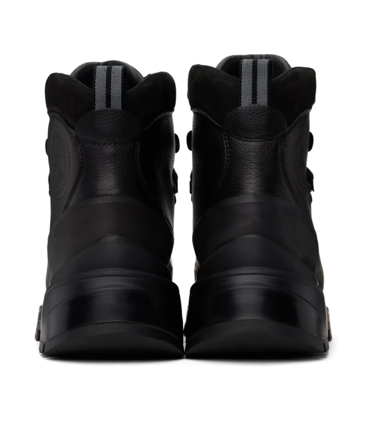 Canada Goose Black Leather Hiking Boots - photo 3