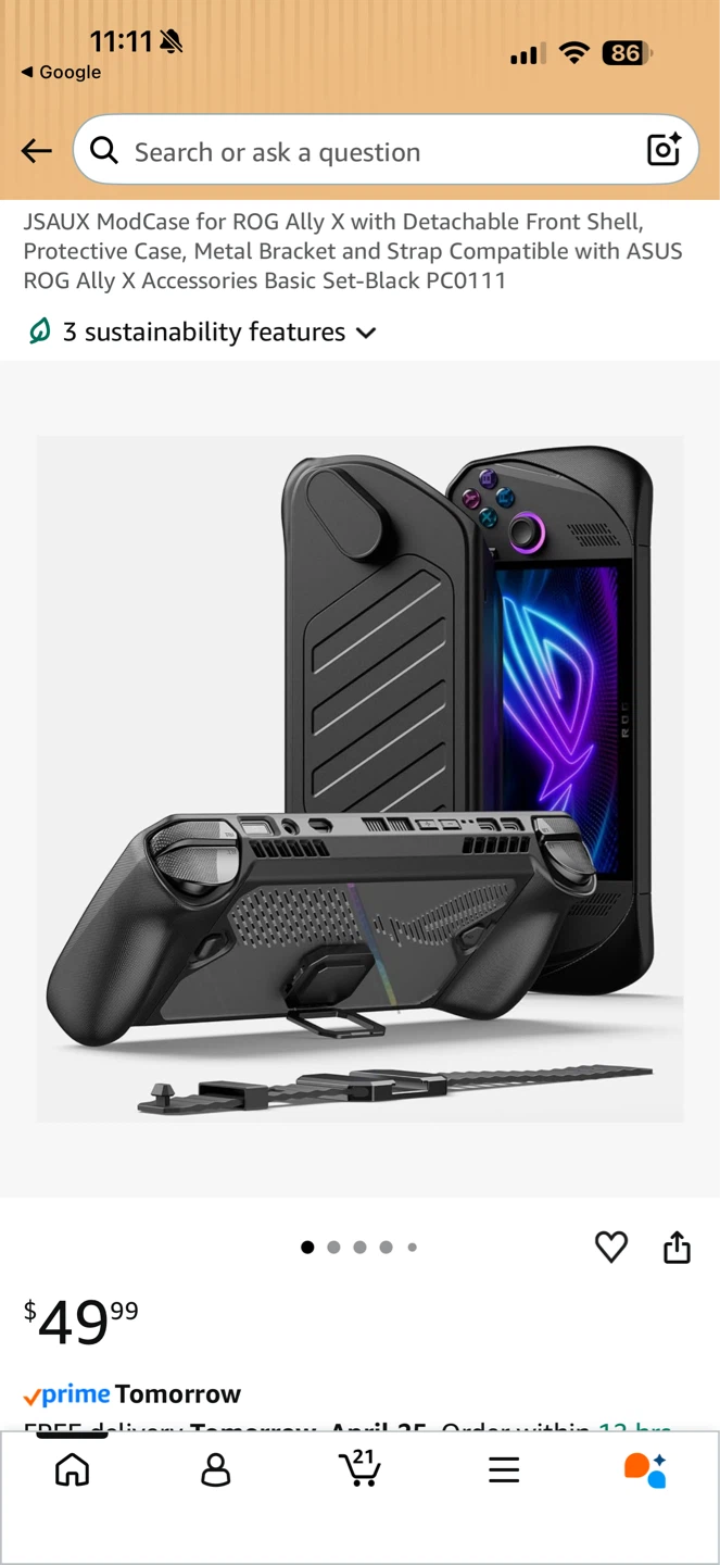 JSAUX ModCase for ASUS ROG Ally X - photo 3