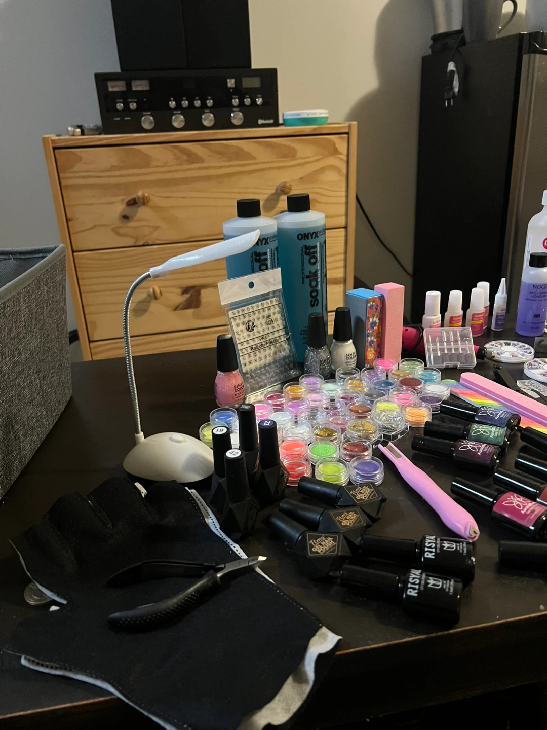Nail Art Kit with Gel Polishes, UV Lamp, and Accessories - photo 4