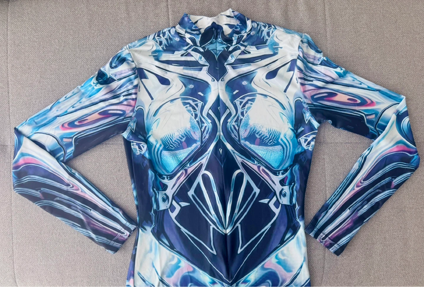 Cyberpunk Robot Bodysuit Women Futuristic Jumpsuit Cosplay M - photo 4