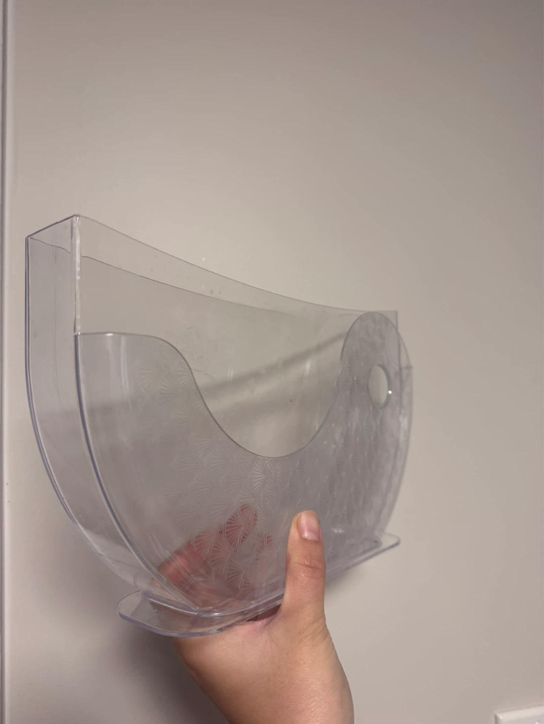 Clear Plastic Storage Bin Organizer