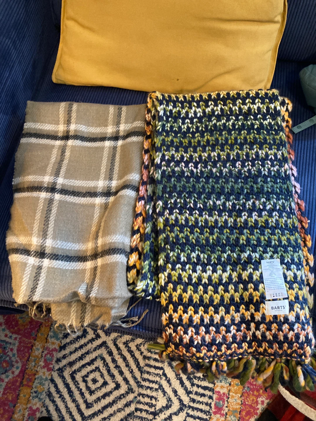 Scarves, never worn