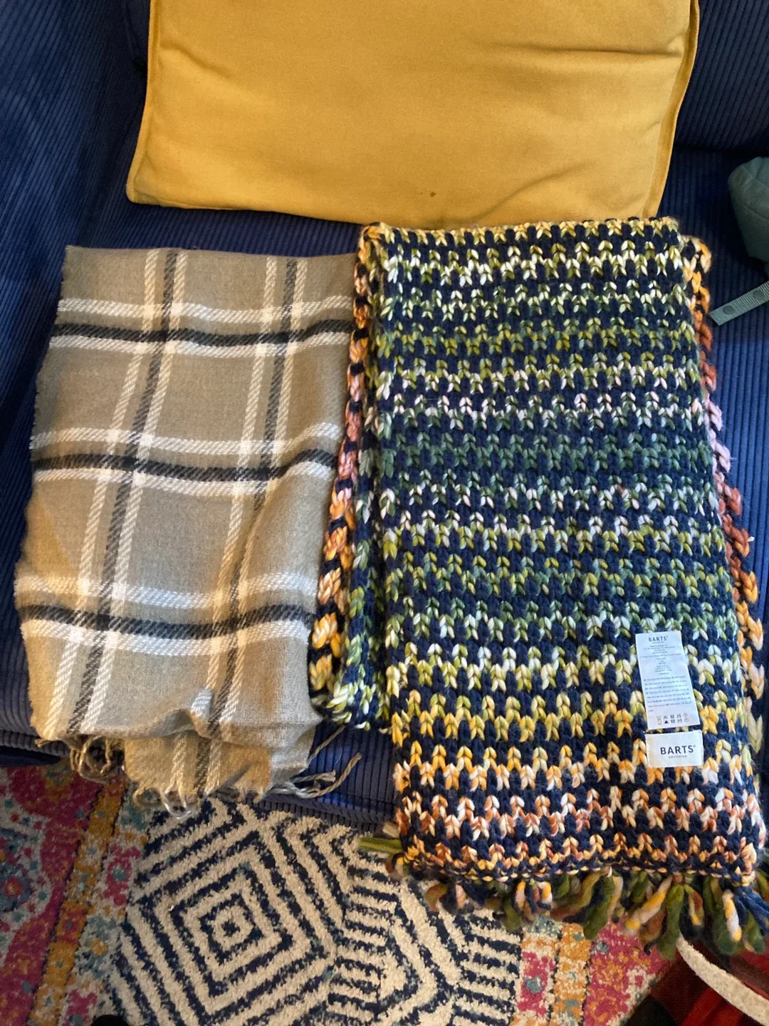 Scarves, never worn
