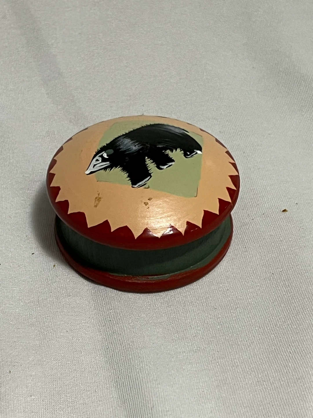 Hand Painted Wood Trinket Box - photo 5