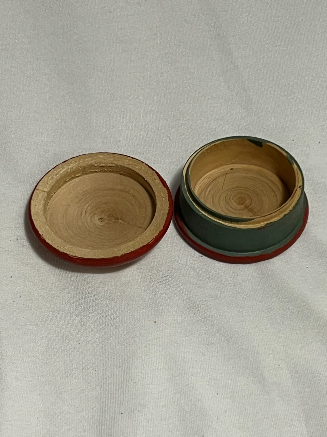 Hand Painted Wood Trinket Box - photo 2