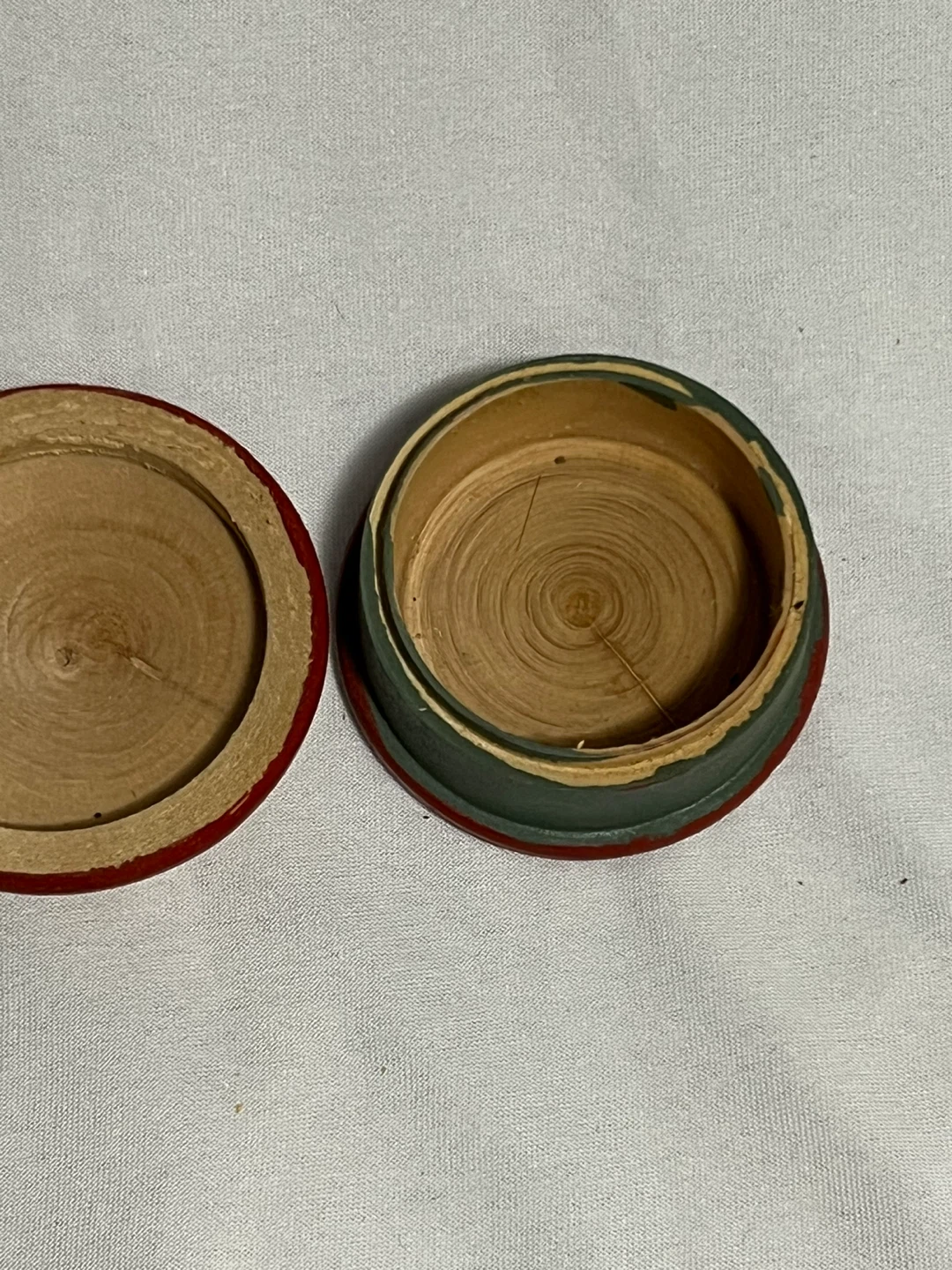 Hand Painted Wood Trinket Box - photo 4