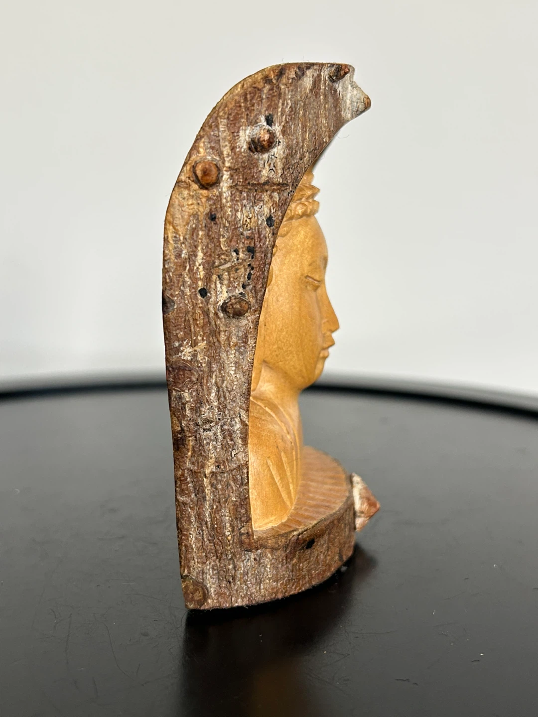 Hand-Carved Wooden Buddha Relief Sculpture🌱 - photo 5