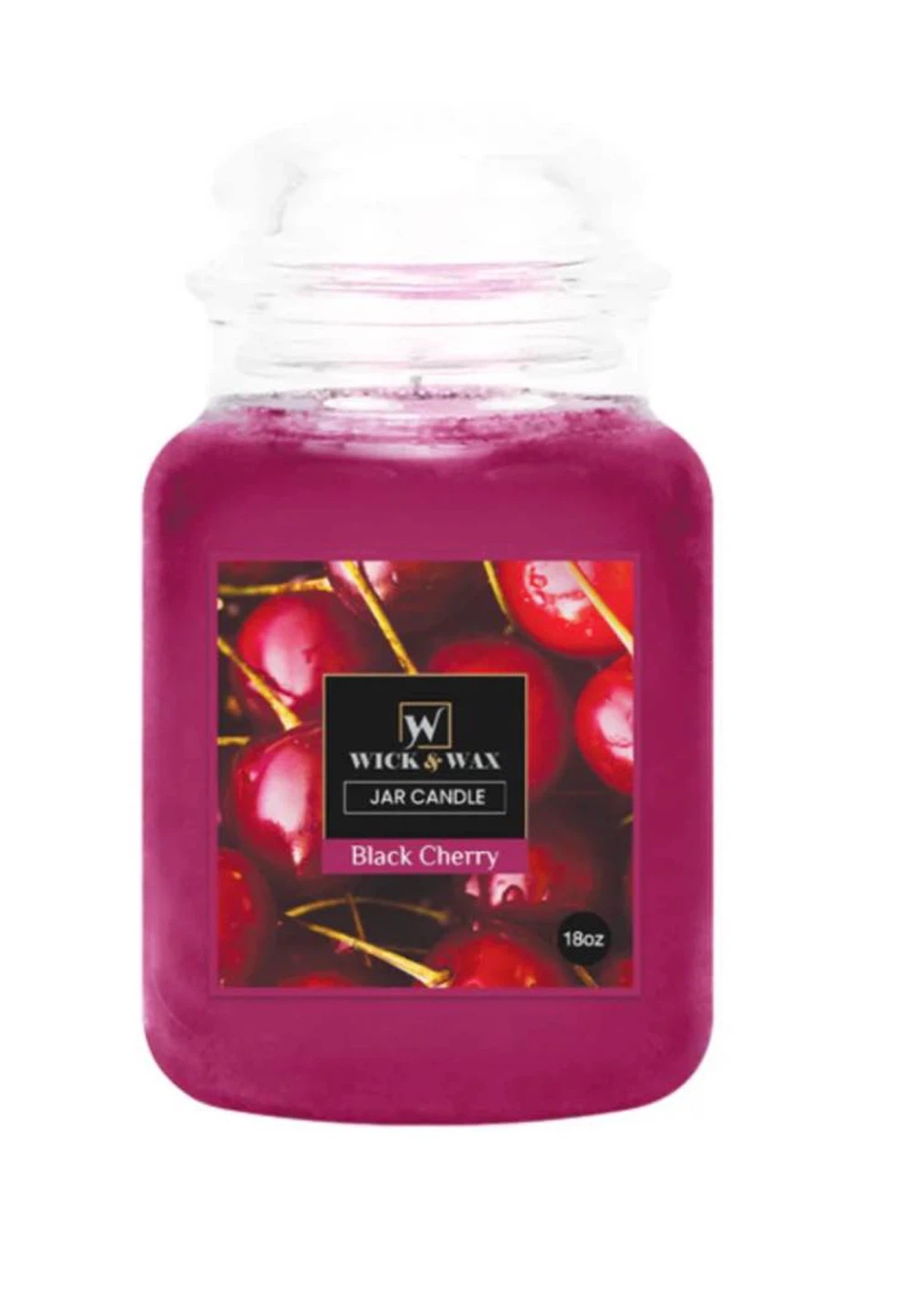 Wick & Wax scented candles, Black Cherry