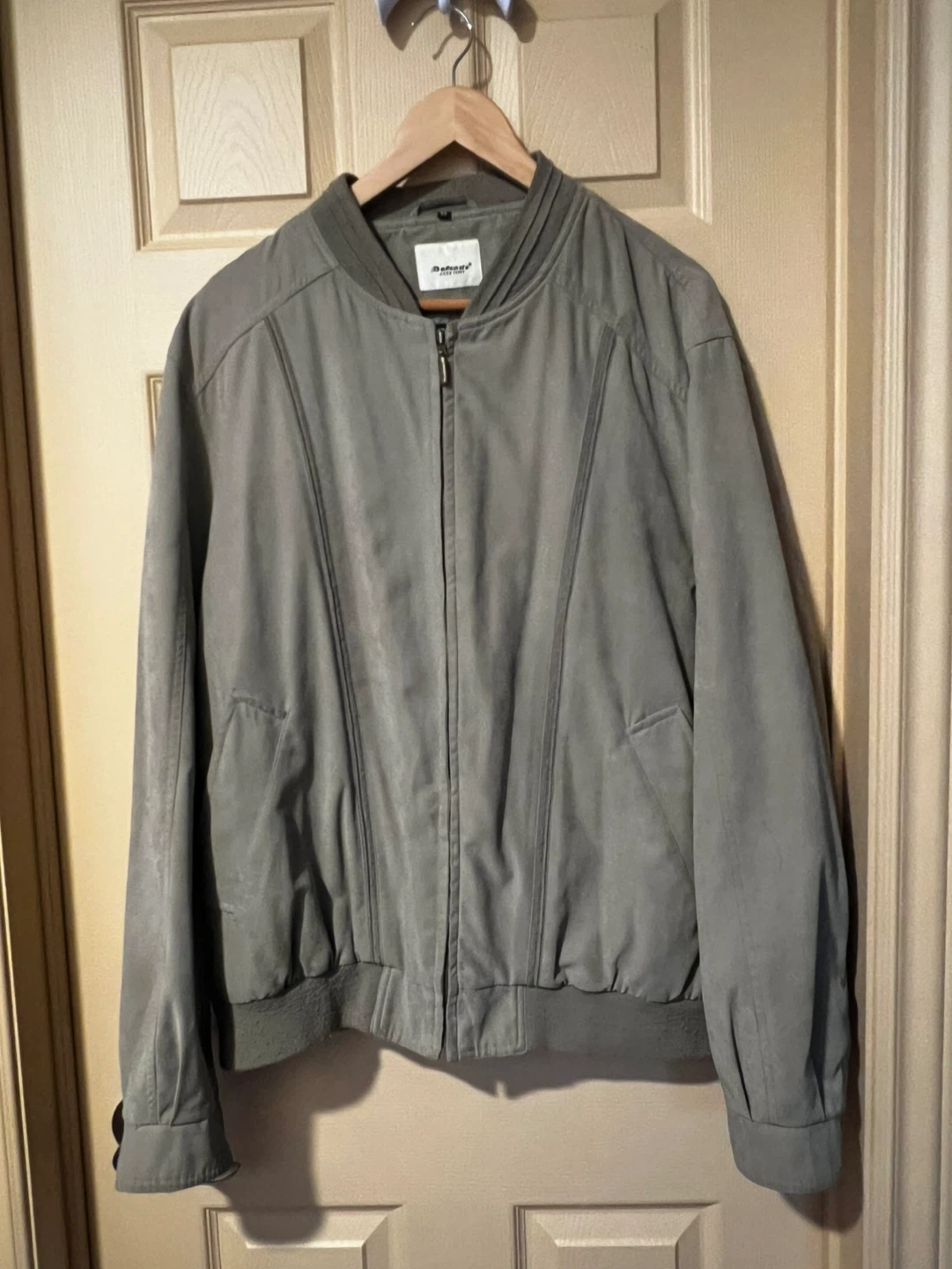 Belcade Micro Suede Bomber Jacket Size 56