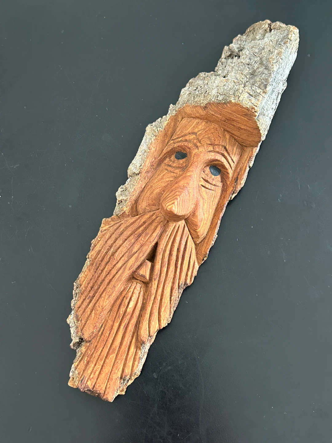 Signed Kelly Taylor  Bark Spirit Carving🌱 - photo 3