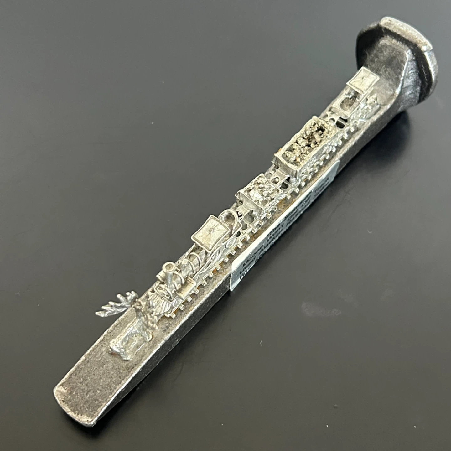 🌱Vintage Alaska Railroad Spike Souvenir - "The Standoff" - photo 4