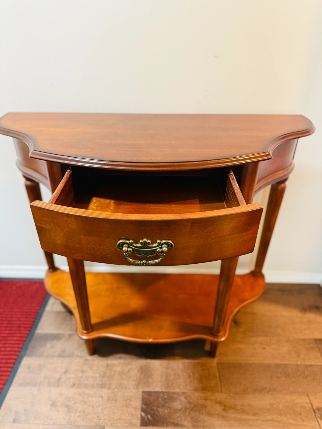 Wooden Console Table with Drawer
