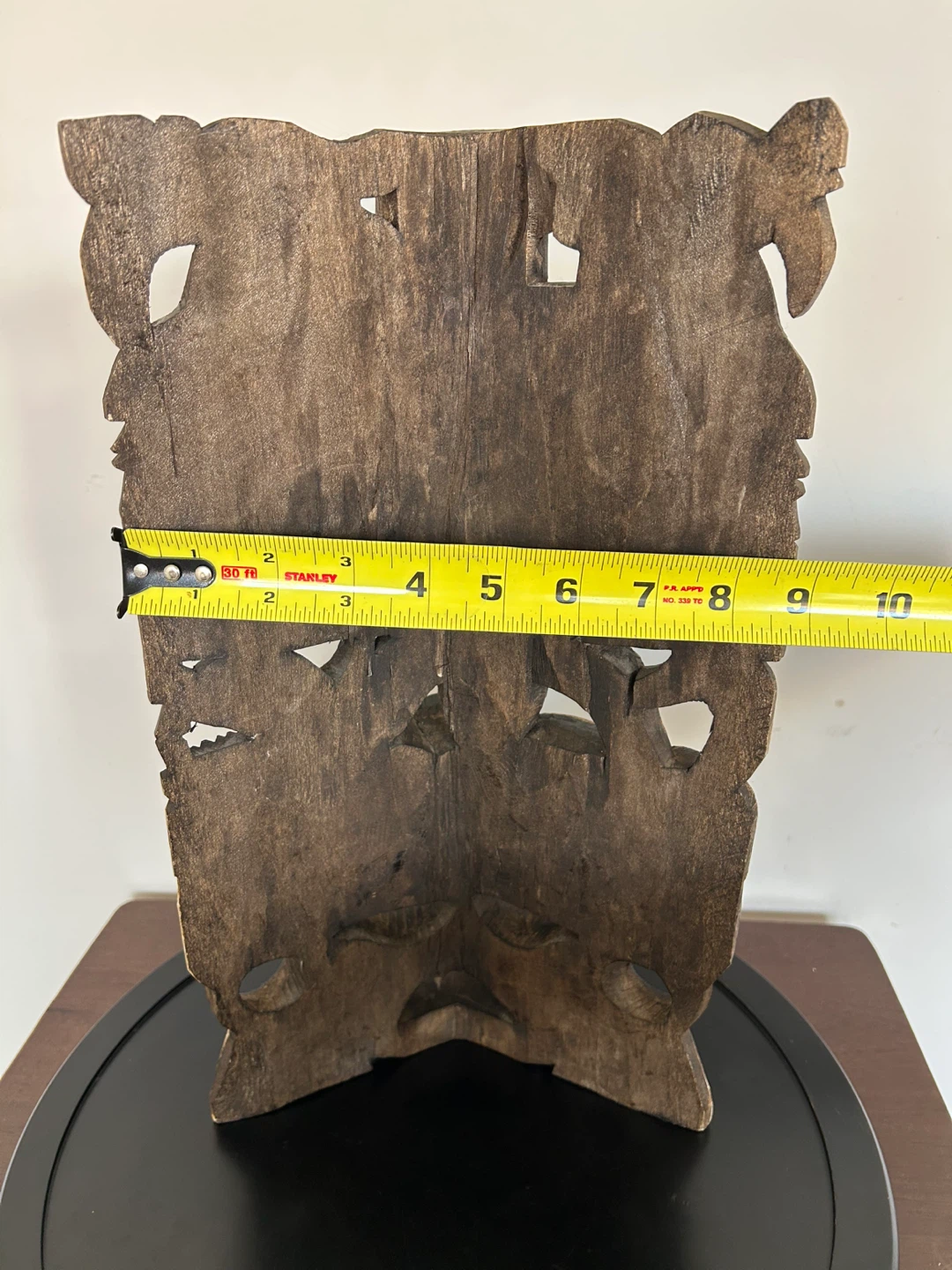 Large Hand-Carved Mayan/Aztec Style Mask 🌱 - photo 3
