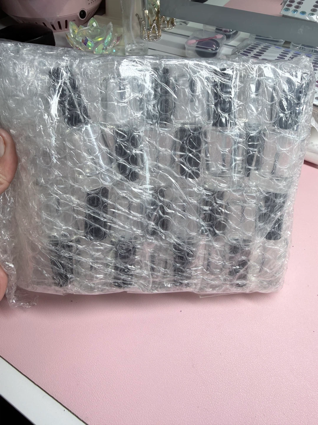 Clear Refillable nail polish Bottles