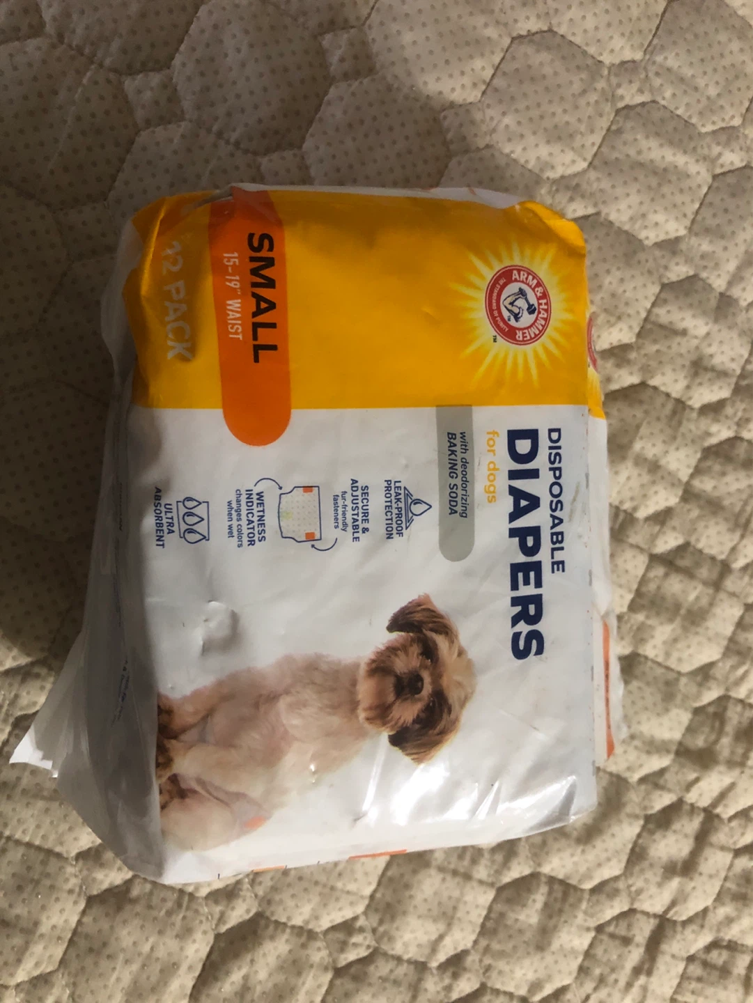 New-Arm & Hammer Disposable Dog Diapers - Small (12 Pack) - photo 3