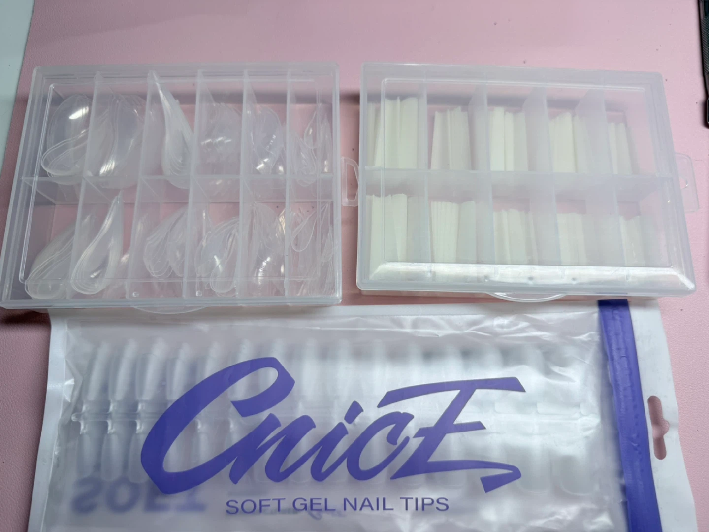Soft Gel Nail Tips Set