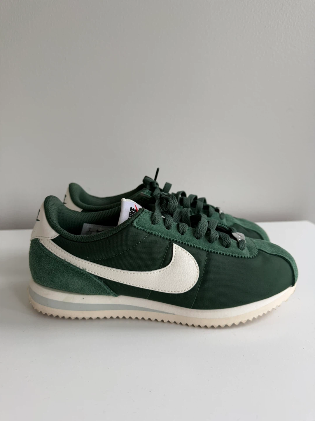 Nike Cortez Green Suede and Nylon Men's Sneakers